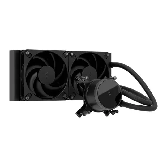 Fractal Design Radius 240 All-in-One Liquid CPU Cooler - Black - FD-W-RA1-2401, image 1 of 1