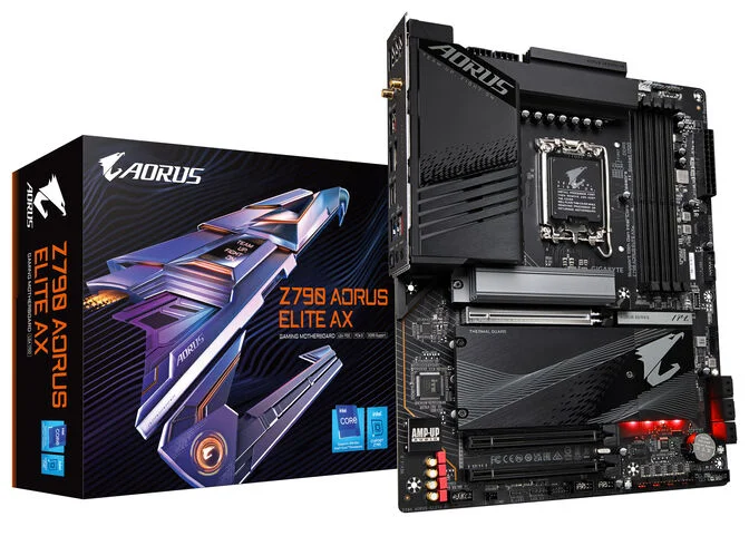 GIGABYTE Z790 AORUS ELITE AX Intel DDR5 PCIe 5.0 ATX WIFI Motherboard - LGA 1700