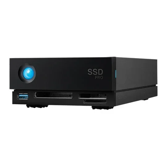 LaCie 1big Dock SSD Pro Storage 2TB Thunderbolt 3 - Black, image 1 of 1