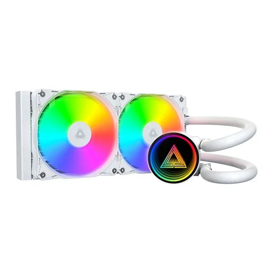 Montech LightFlow Digital 240 All In One 240mm White Intel / AMD CPU Water Cooler, image 1 of 1