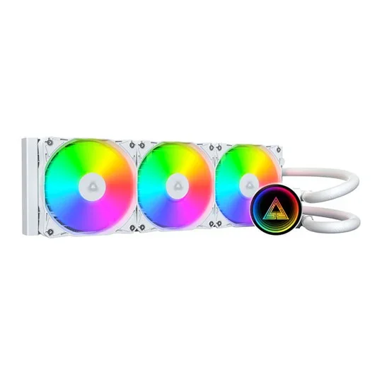 Montech LightFlow Digital 360 All In One 360mm White Intel / AMD CPU Water Cooler, image 1 of 1