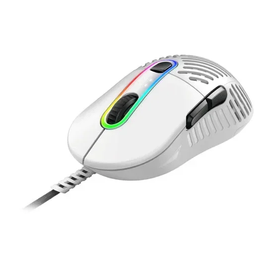 Mountain Makalu 67 White RGB Super Lightweight 19000dpi Gaming Mouse, image 1 of 1