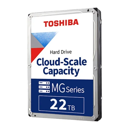 Toshiba 22TB 3.5" Enterprise SATA HDD/Hard Drive 7200rpm, image 1 of 1