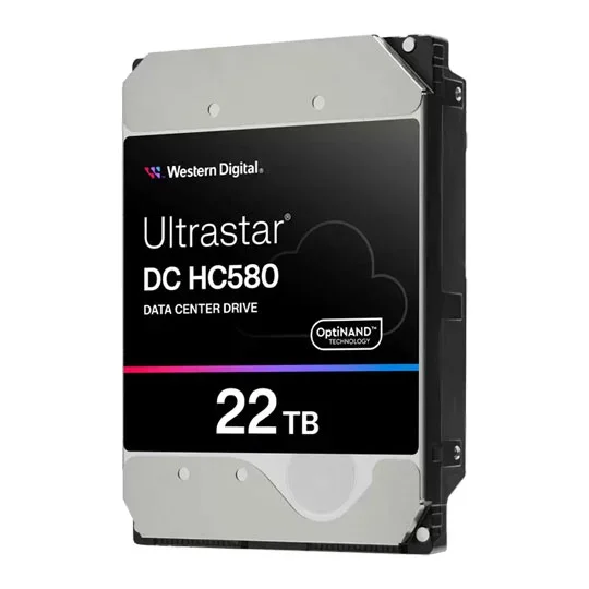 WD Ultrastar DC HC580 SE NP3 22TB 3.5" SATA Hard Disk Drive 7200rpm, image 1 of 1