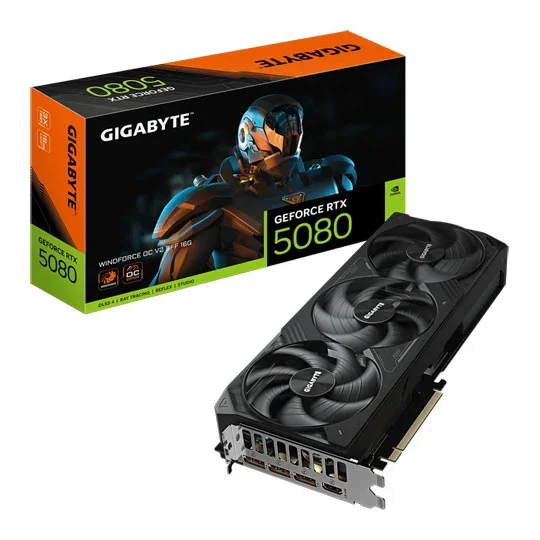 Gigabyte GeForce RTX 5080 WINDFORCE OC SFF, image 1 of 1