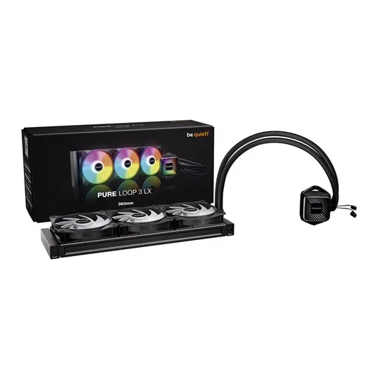 be quiet! Pure Rock 3 RGB LX Air Cooler - Black - BK040, image 1 of 1