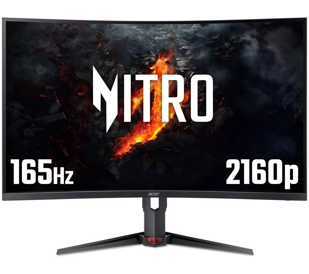 ACER Nitro XZ323QKP1 4K Ultra HD 31.5" Curved VA LCD Gaming Monitor - Black, image 1 of 1