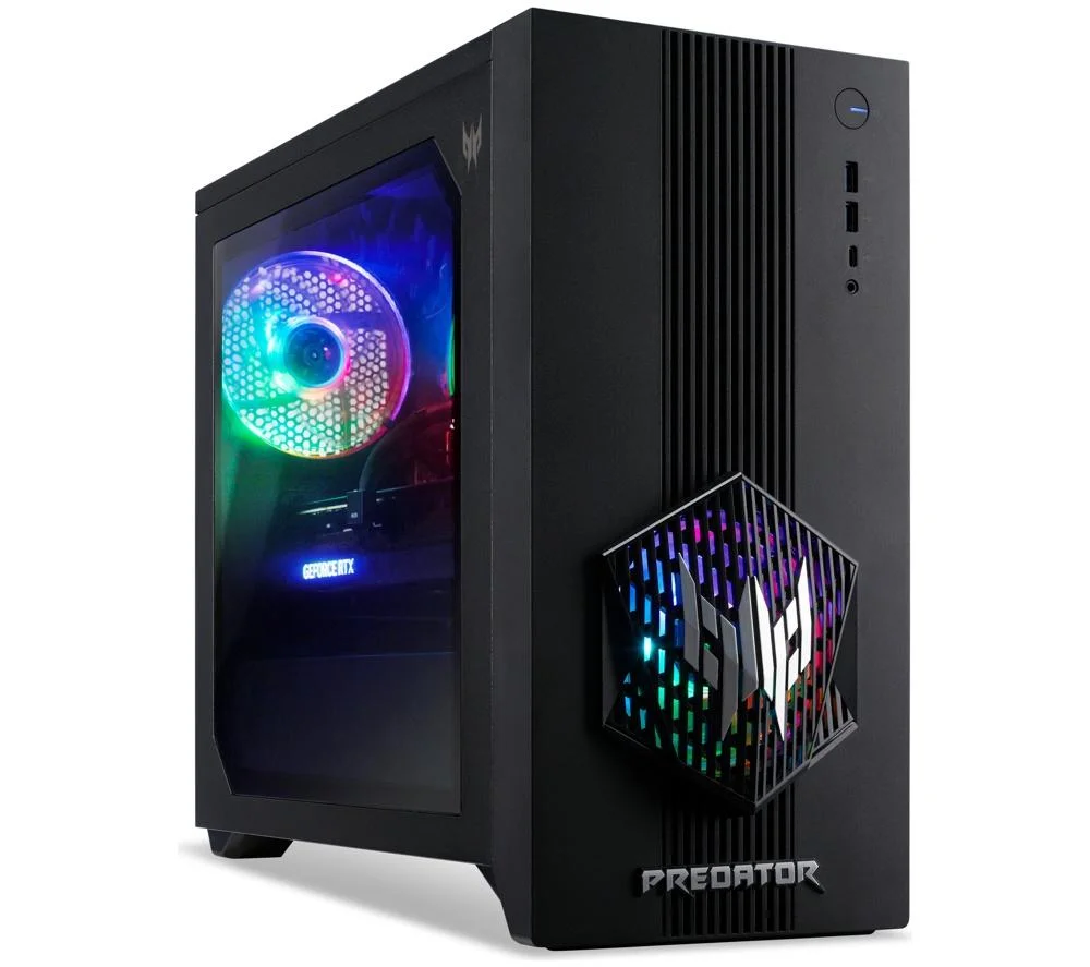 ACER Predator Orion 3000 PO3-665 Gaming PC - Intel Core i7, RTX 5070, 1 TB SSD 32GB RAM, Black, image 1 of 1