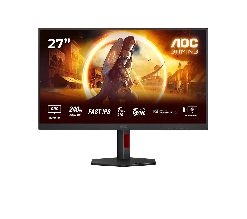 AOC Q27G4ZR Quad HD 27" IPS LCD Gaming Monitor - Black, image 1 of 1