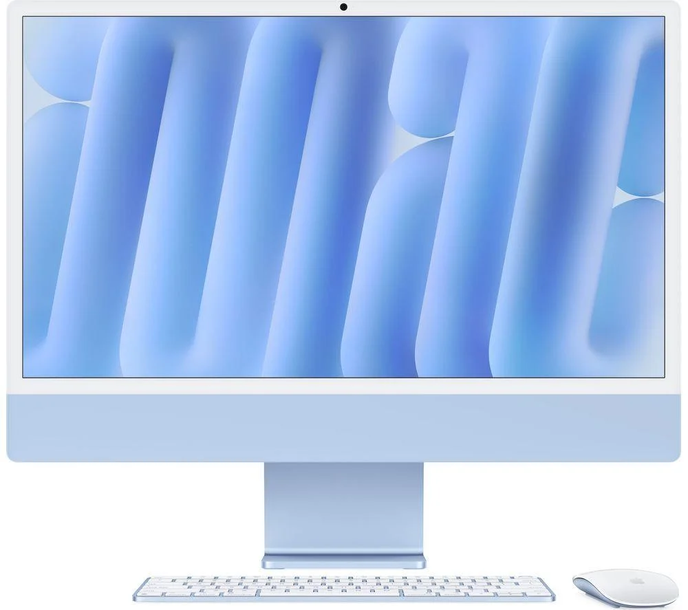 APPLE iMac 4.5K 24" (2024) - M4, 512 GB SSD, Blue, image 1 of 1