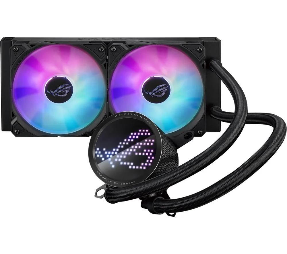 Asus ROG Ryuo III 240 ARGB 240mm Intel AMD Liquid CPU Cooler - Black, image 1 of 1