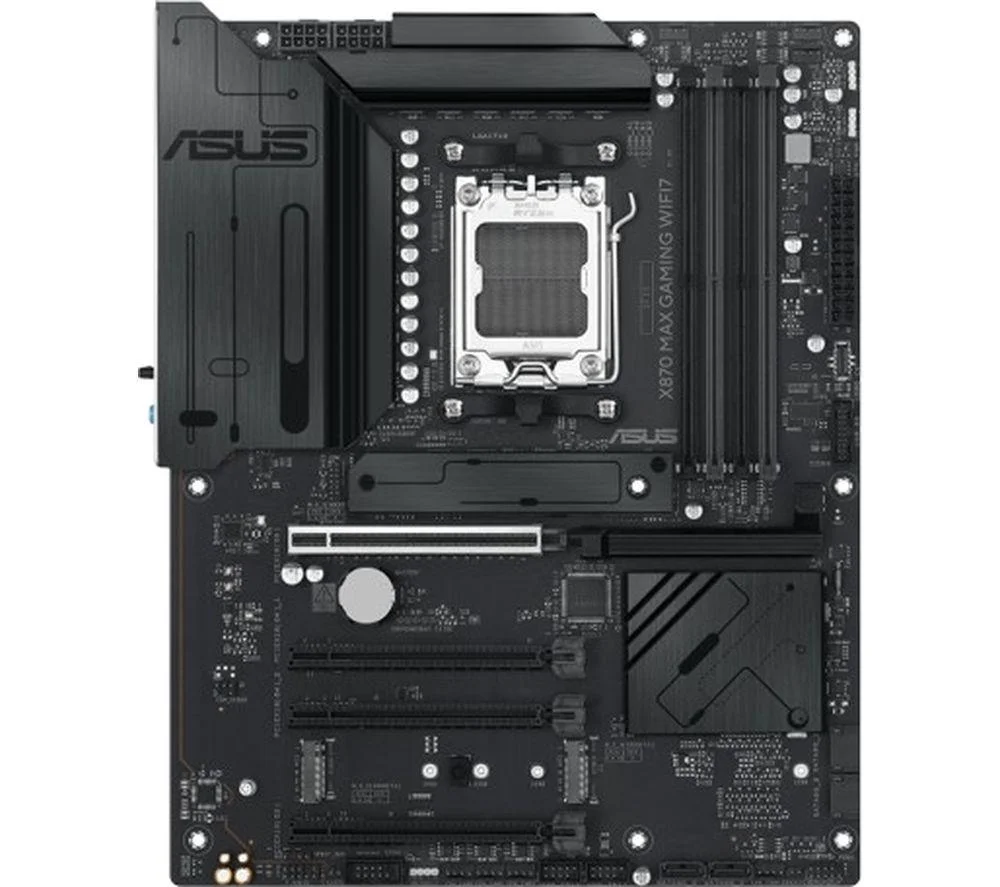 ASUS X870 MAX GAMING WIFI7 AM5 Motherboard, Black, image 1 of 1