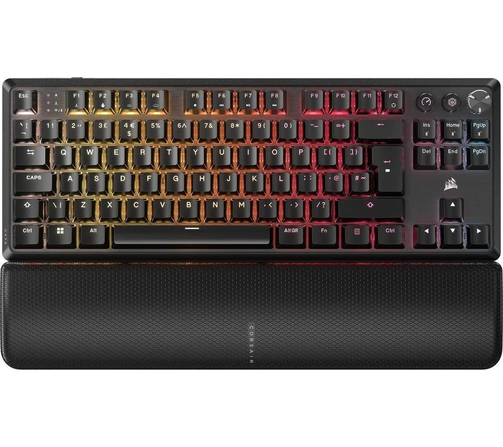 CORSAIR K70 Core TKL RGB Wireless Mechanical Gaming Keyboard - Black, image 1 of 1