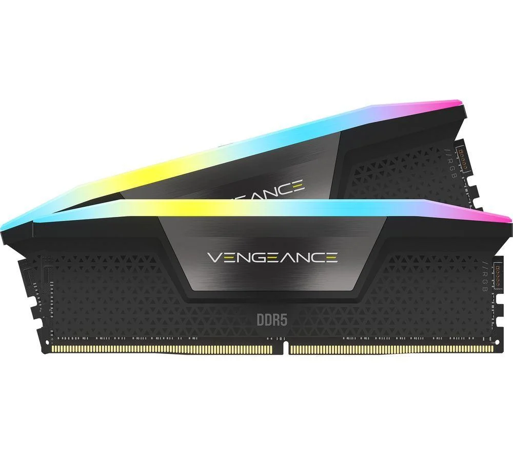 CORSAIR Vengeance 32 GB RGB DDR5 6400 MHz PC RAM - 16 GB x 2, image 1 of 1