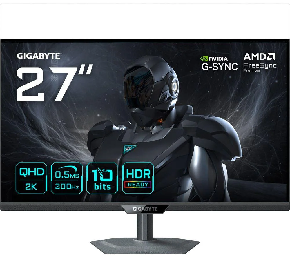 GIGABYTE G27Q20 Quad HD 27" IPS LCD Gaming Monitor - Black, image 1 of 1