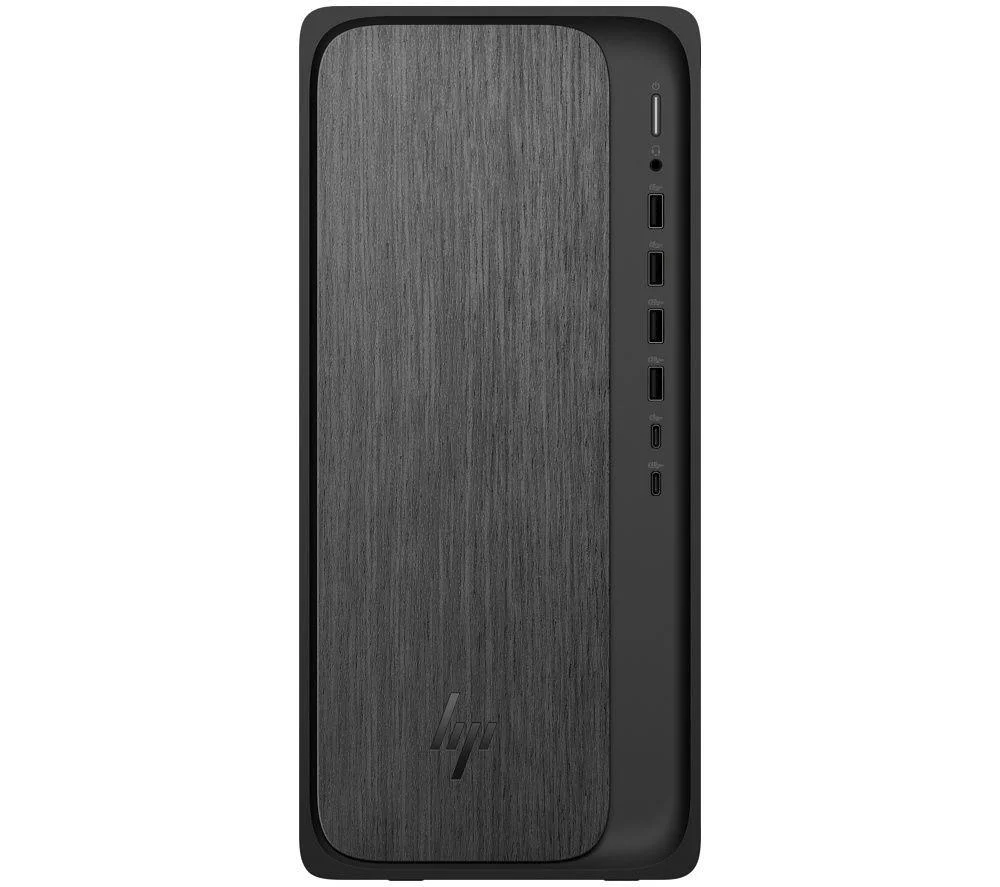 HP OmniDesk M02-0008na Desktop PC - AMD Ryzen 3, 256 GB SSD, Grey Wood, Silver/Grey,Black, image 1 of 1
