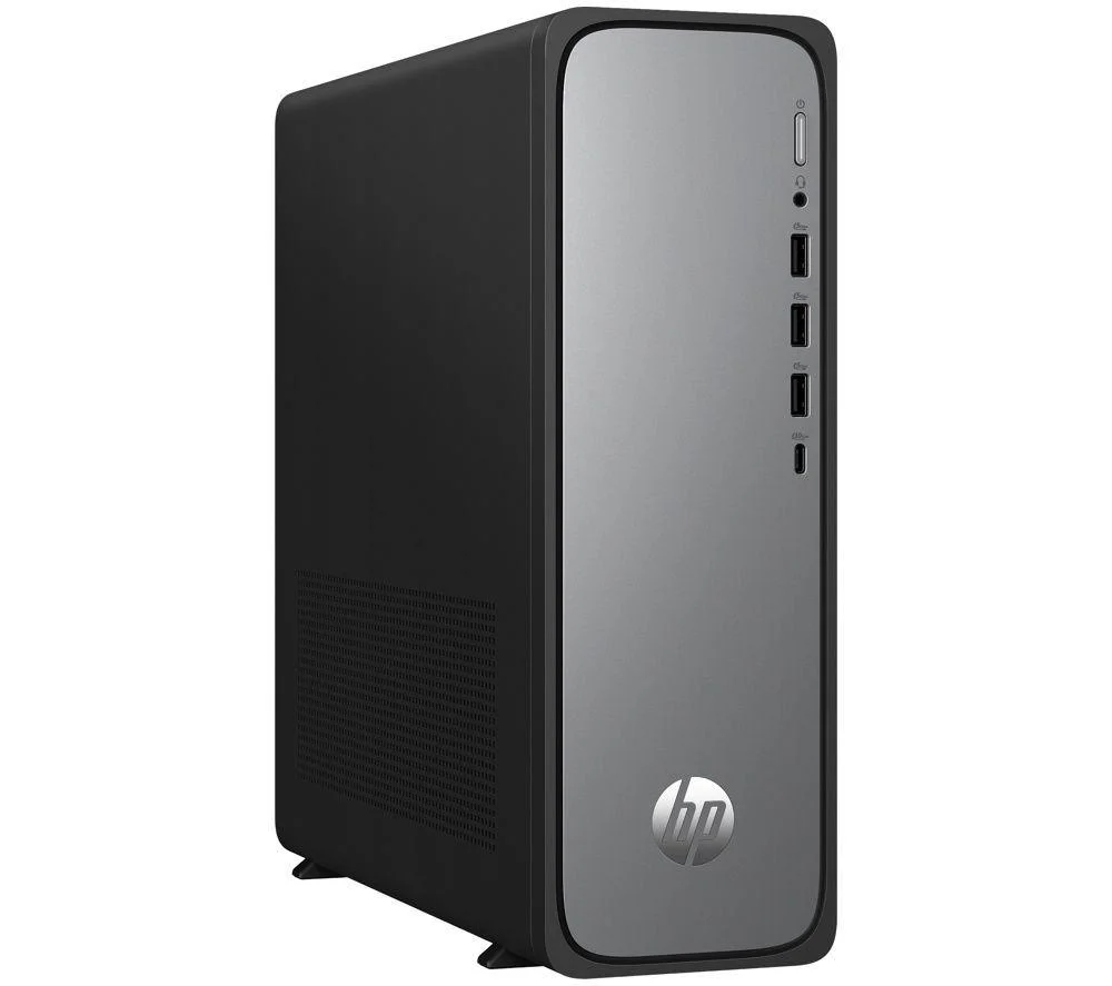 HP OmniDesk Slim S03-0016na Desktop PC - Intel Core i5, 256 GB SSD, Black, Silver/Grey,Black, image 1 of 1