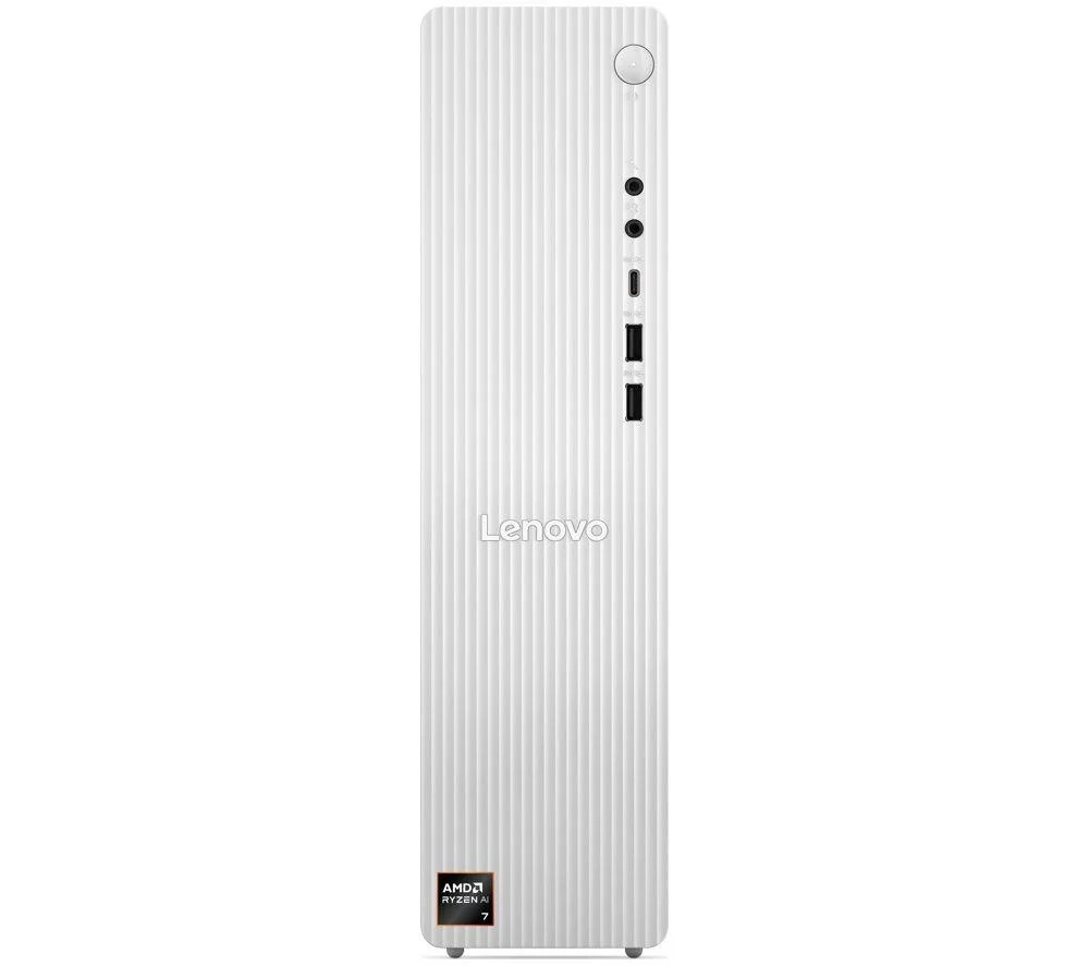 LENOVO IdeaCentre Tower Desktop PC - AMD Ryzen 7, 1 TB SSD, Cloud Grey, Silver/Grey, image 1 of 1