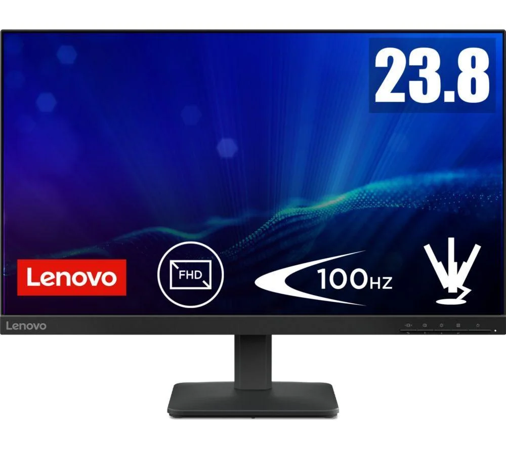 LENOVO L24-4e Full HD 23.8" IPS Monitor - Raven Black, Black, image 1 of 1