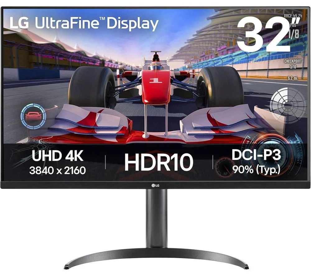 LG UltraFine 32UR500K-B 4K Ultra HD 31.5" VA LED Monitor - Black, image 1 of 1
