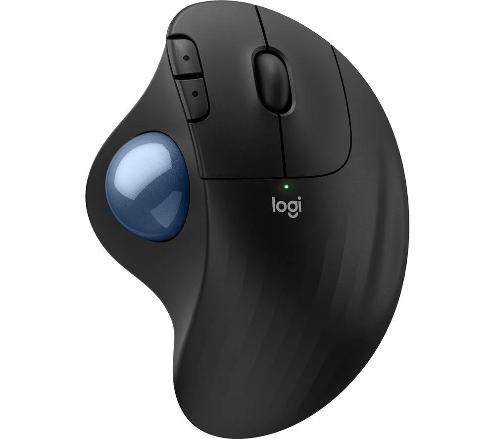 LOGITECH Ergo M575S Wireless Trackball Mouse, Black, image 1 of 1