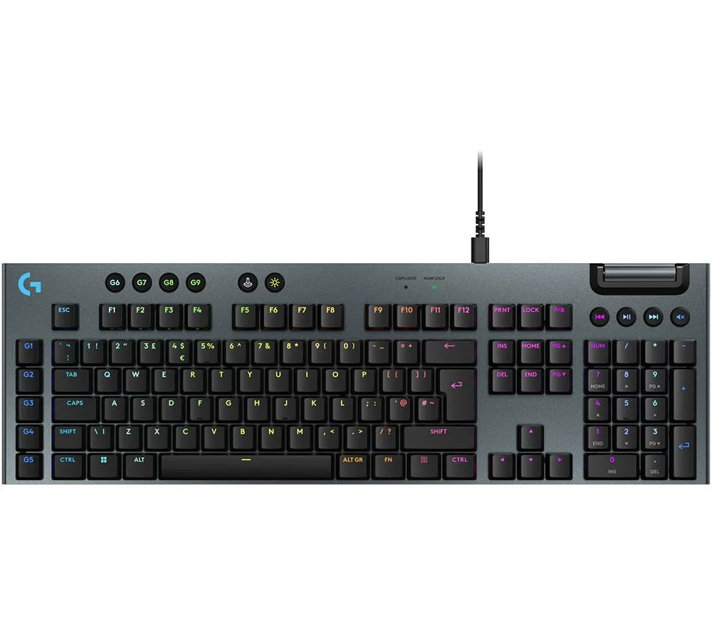 LOGITECH G915 X Mechanical Gaming Keyboard - Tactile Black, Black, image 1 of 1