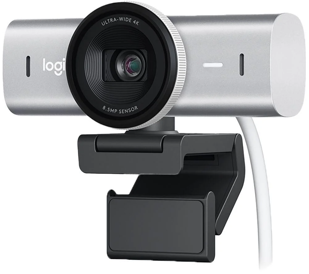 LOGITECH MX Brio 4K Ultra HD Webcam - Pale Grey, image 1 of 1