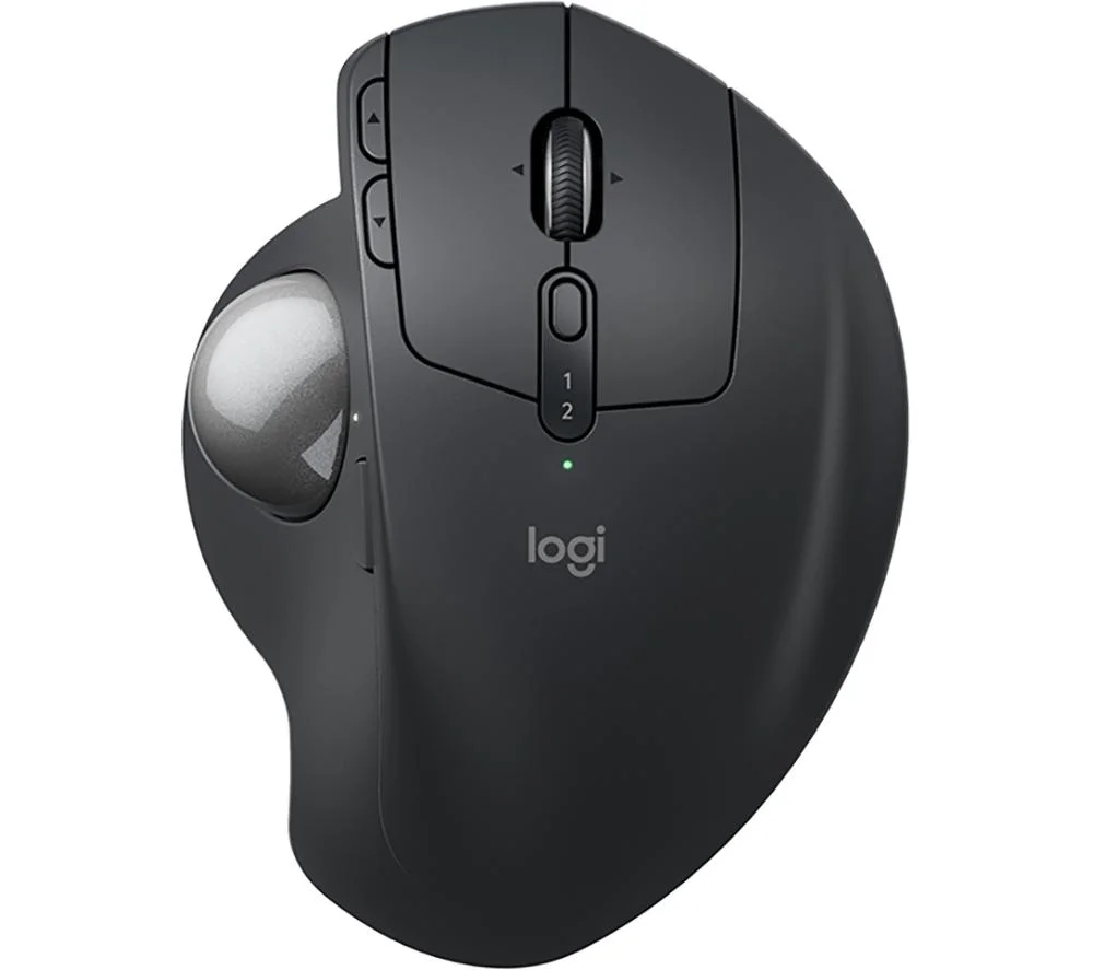 LOGITECH MX Ergo S Wireless Trackball Mouse, Black, image 1 of 1