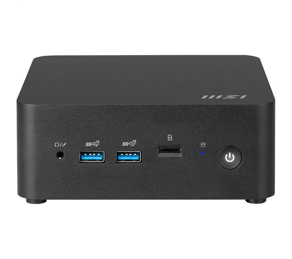 MSI Cubi NUC 1M Mini Desktop PC - Intel Core 3, 512 GB SSD, Black, image 1 of 1