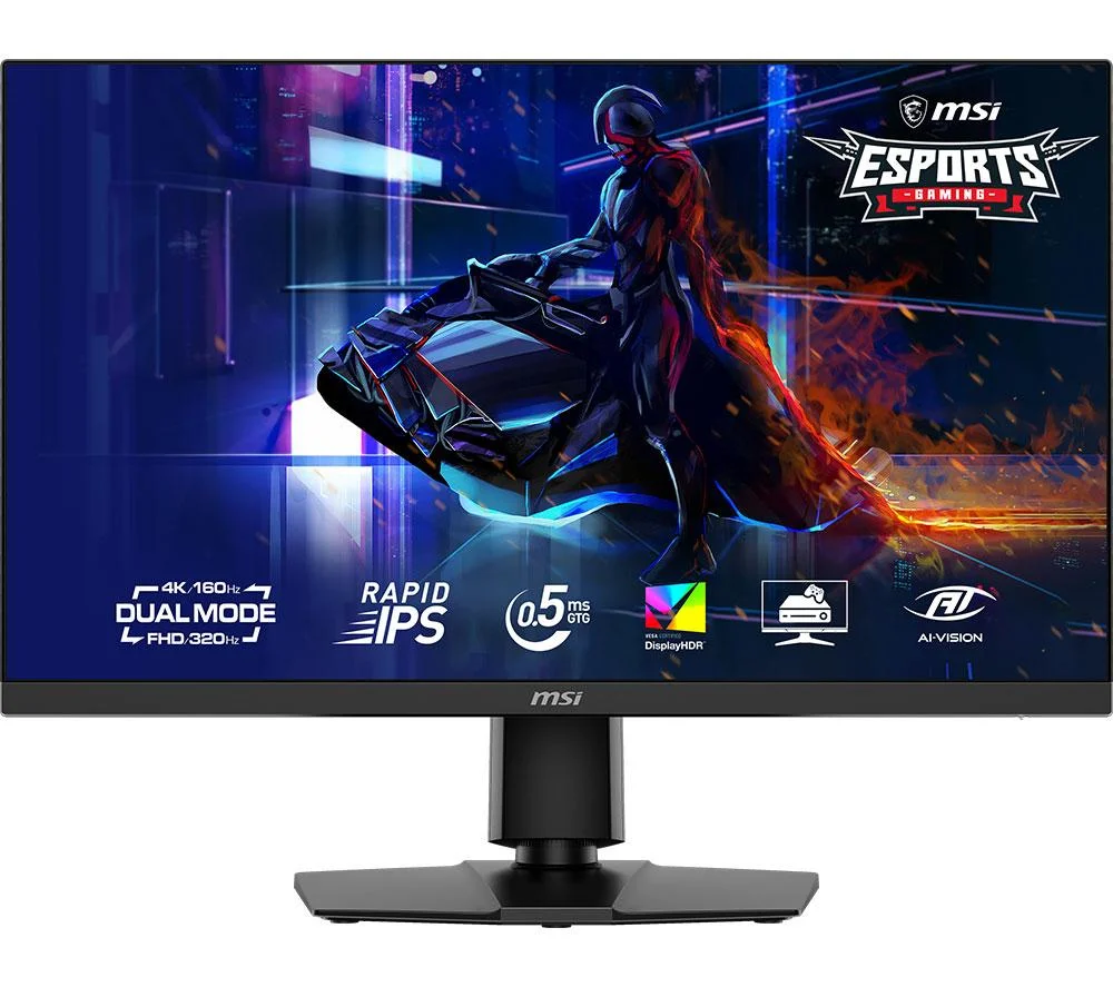 MSI MAG 272URDF E16 4K Ultra HD 27" Rapid IPS Dual-Mode Gaming Monitor - Black, image 1 of 1