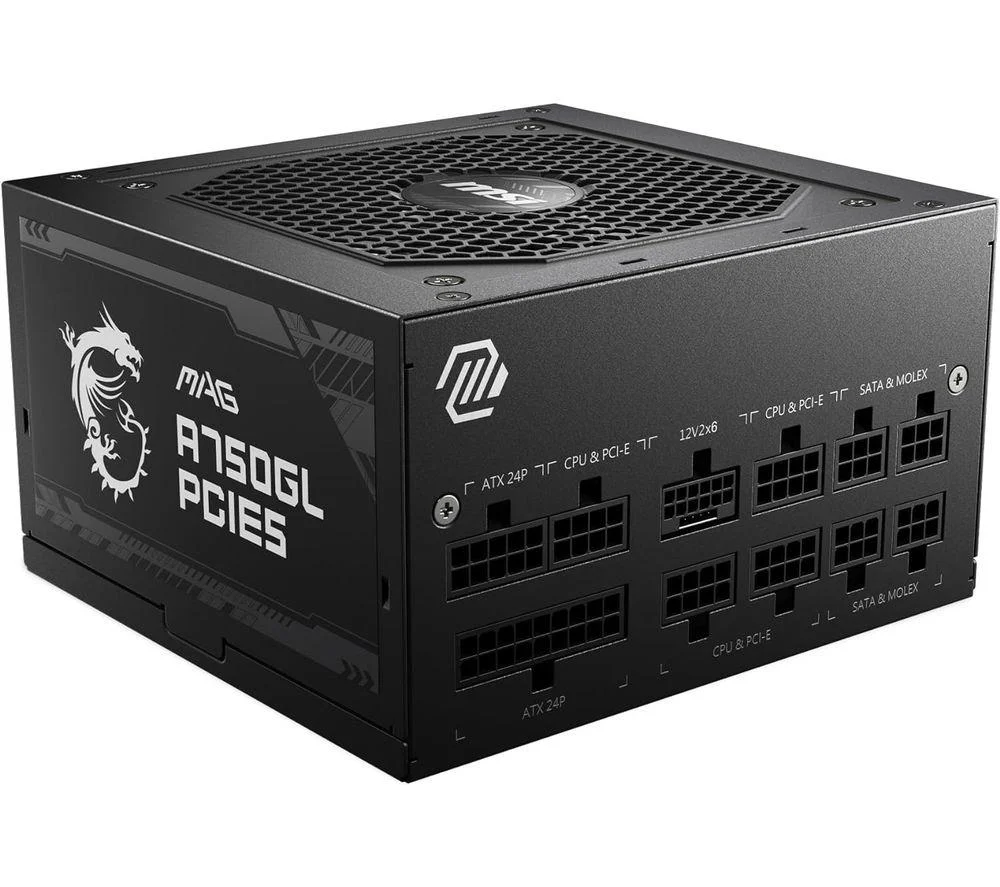 MSI MAG A750GL Modular ATX PSU - 750 W, image 1 of 1