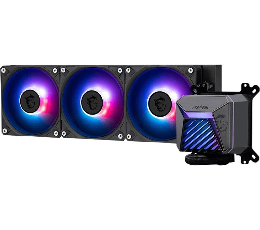 MSI MAG CORELIQUID A15 360 mm Liquid CPU Cooler - Black, image 1 of 1
