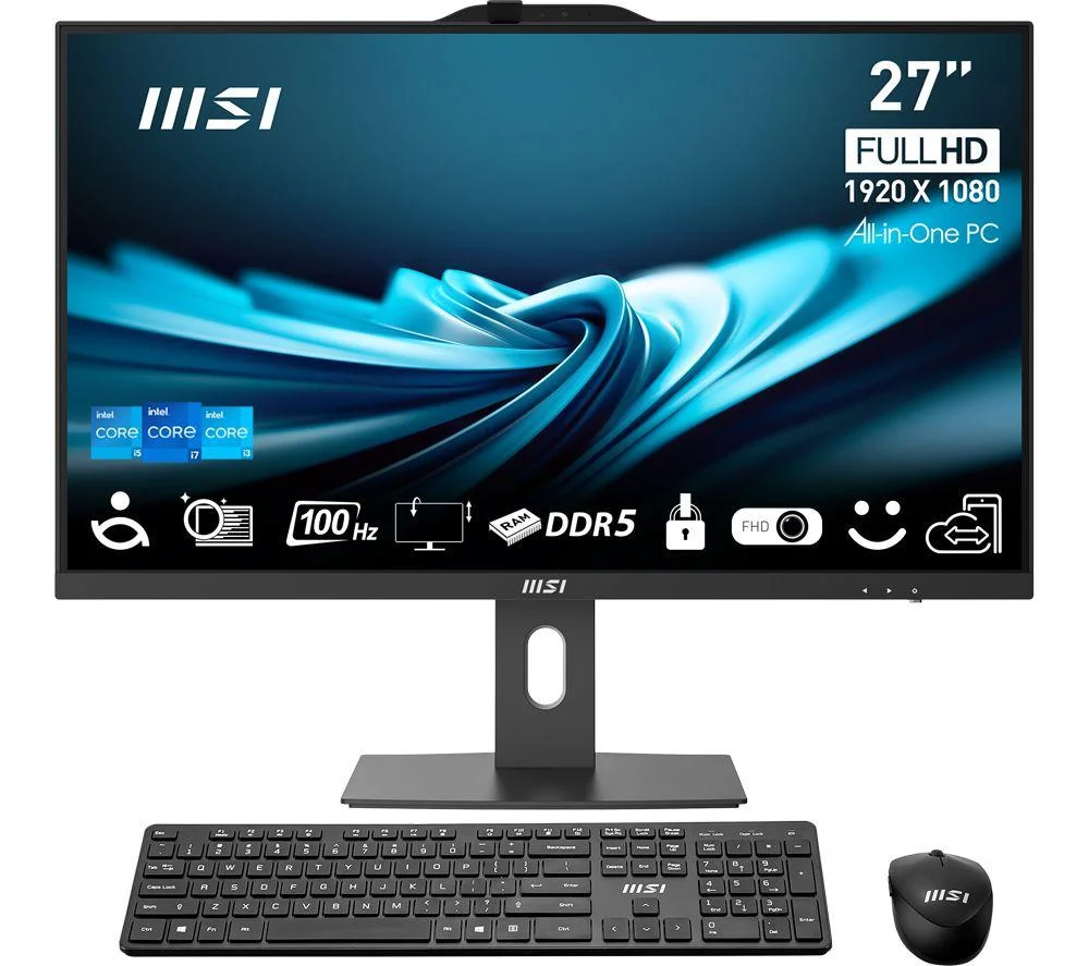 MSI PRO AP242P 14M 24" All-in-One PC - Intel Core i7, 512 GB SSD, Black, image 1 of 1
