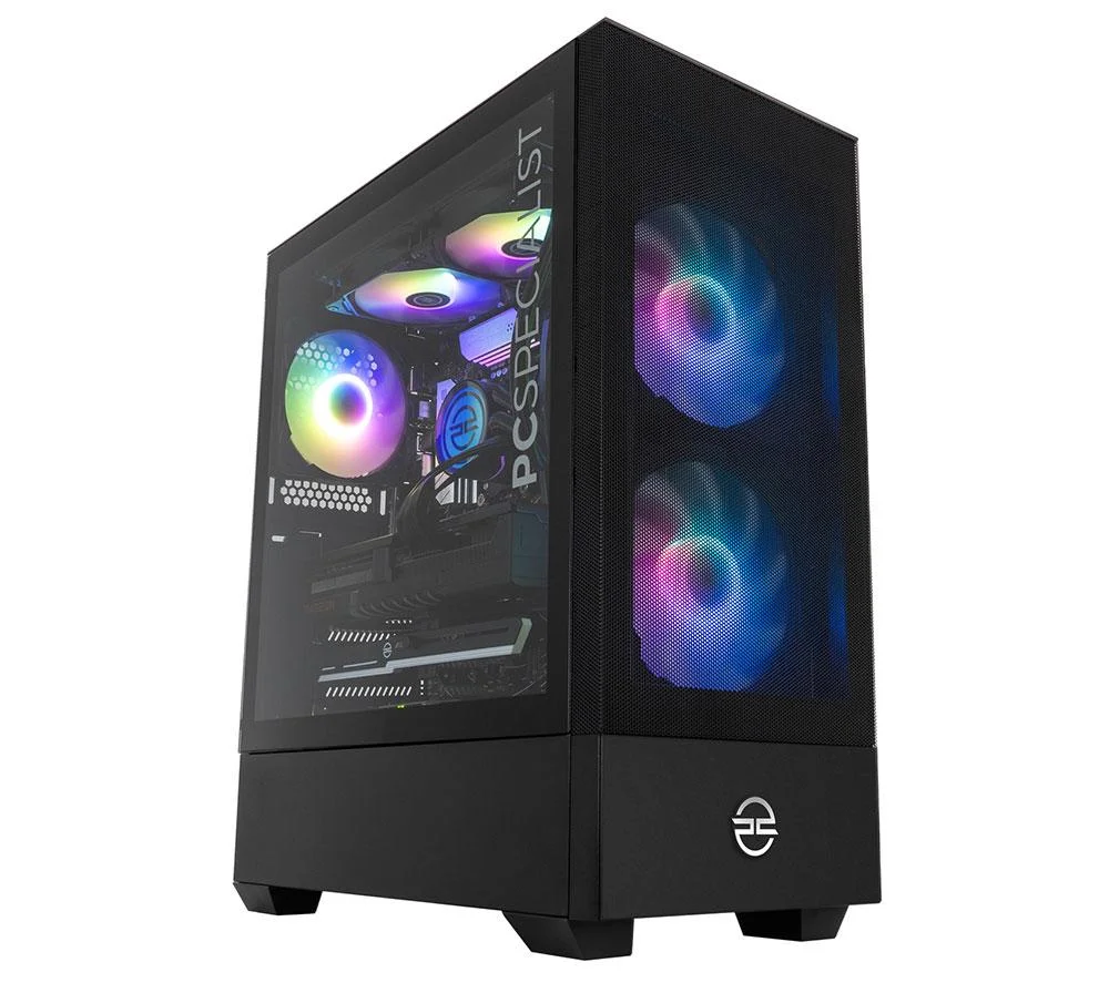 PCSPECIALIST Flux 605 Gaming PC - AMD Ryzen 7, RX 9070 XT, 2 TB SSD, Black, image 1 of 1