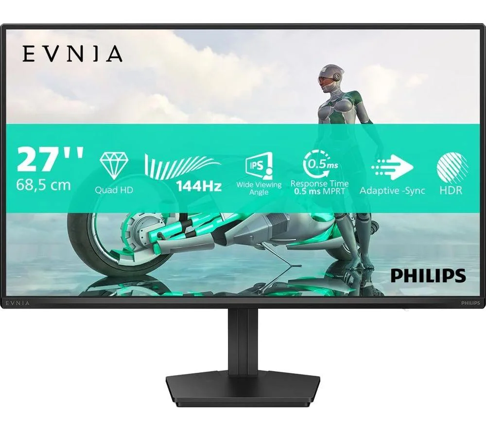 PHILIPS Evnia 27M2N3500NF Quad HD 27" IPS Gaming Monitor - White, Black, image 1 of 1