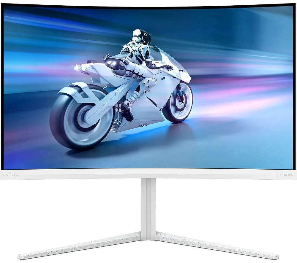 PHILIPS Evnia 32M2C5501/00 Quad HD 31.5" Curved VA LCD Gaming Monitor - White, image 1 of 1