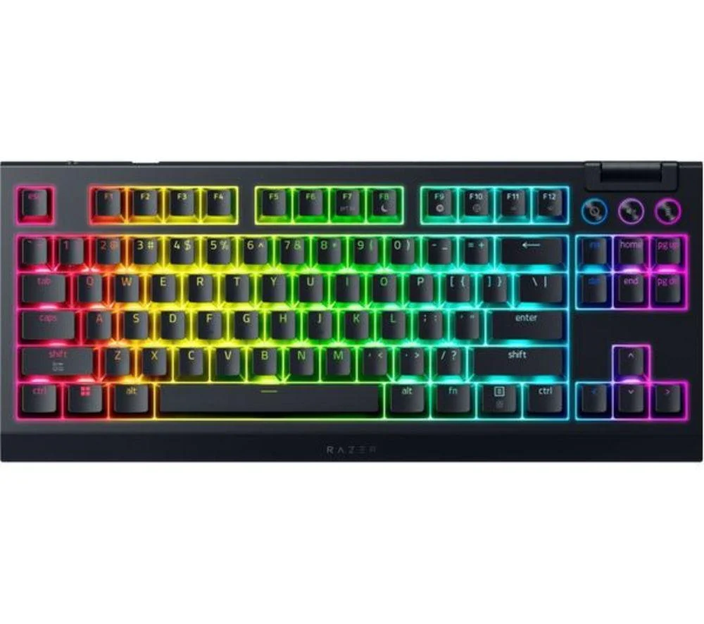 Razer BlackWidow V4 Low-profile Tenkeyless HyperSpeed Wireless Mechanical Gaming Keyboard - Black, image 1 of 1