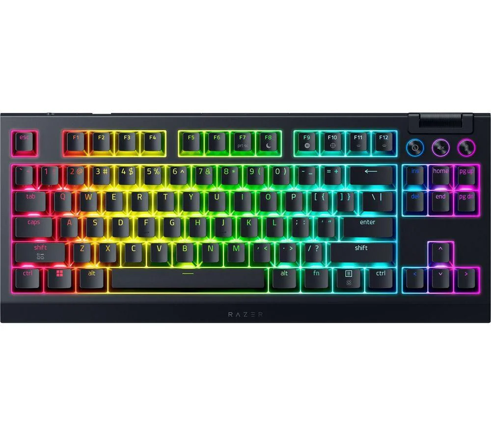 RAZER BlackWidow V4 Tenkeyless HyperSpeed Wireless Mechanical Gaming Keyboard - Black, image 1 of 1