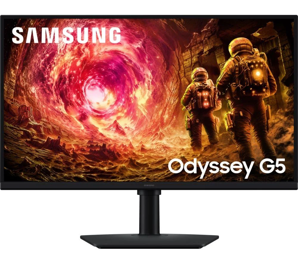 SAMSUNG Odyssey G5 Quad HD 27" IPS LCD Gaming Monitor - Black, image 1 of 1