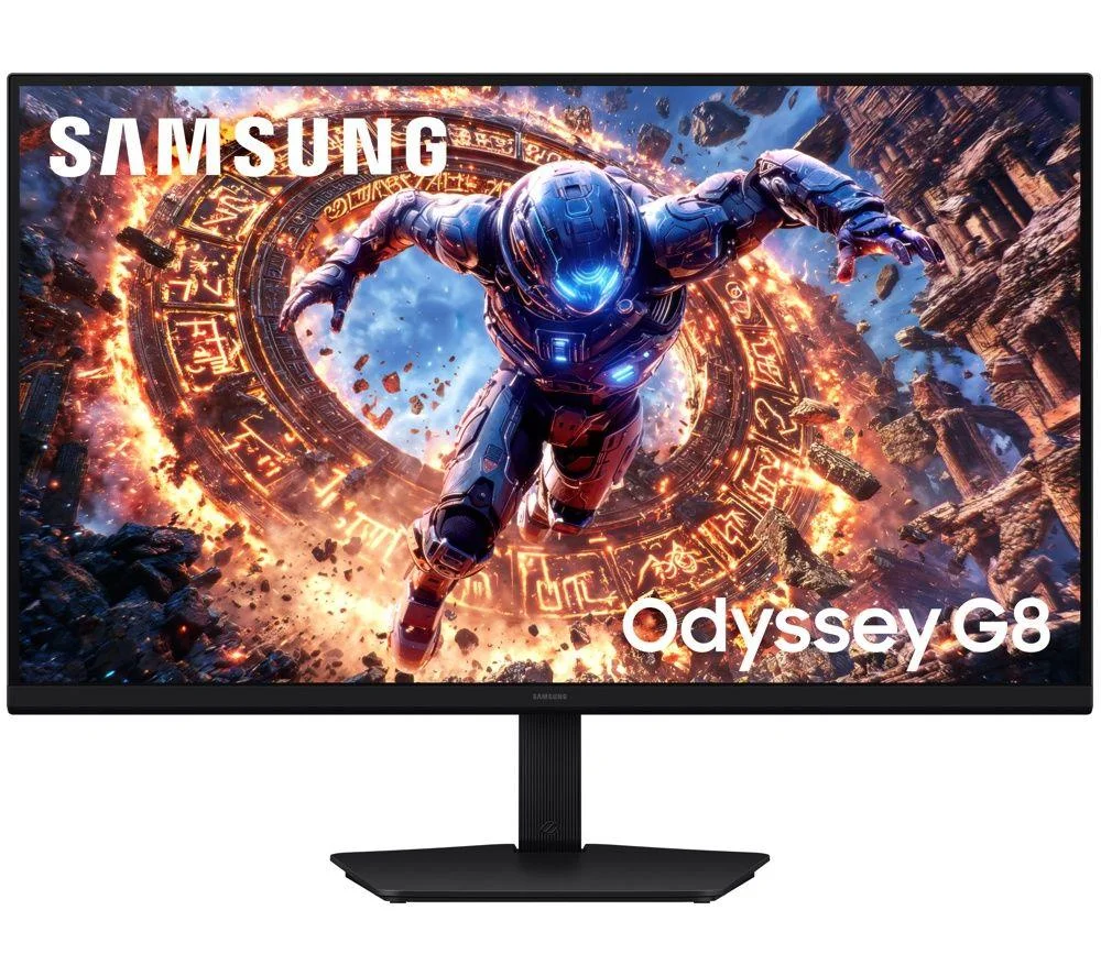 SAMSUNG Odyssey G8 LS32HG806ESXXU 6K Ultra HD 32" IPS Dual-Mode Gaming Monitor - Black, Silver/Grey, image 1 of 1