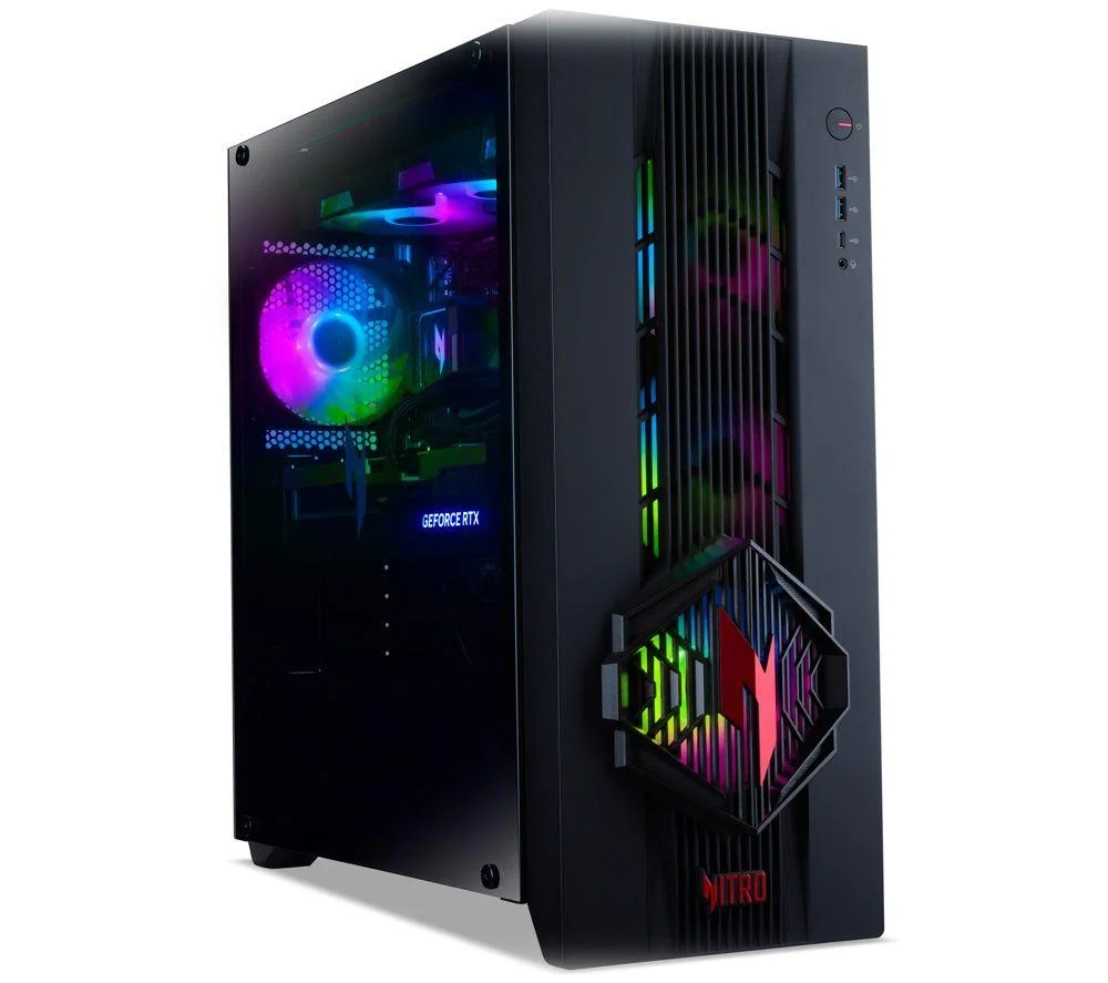 ACER Nitro N70 Gaming PC - AMD Ryzen 7, RTX 5080, 2 TB SSD, Black, image 1 of 1