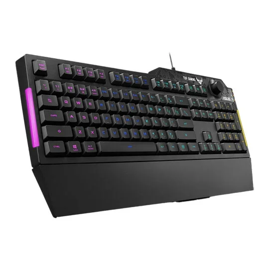 ASUS TUF K1 RGB Membrane QWERTY Gaming Keyboard, image 1 of 1