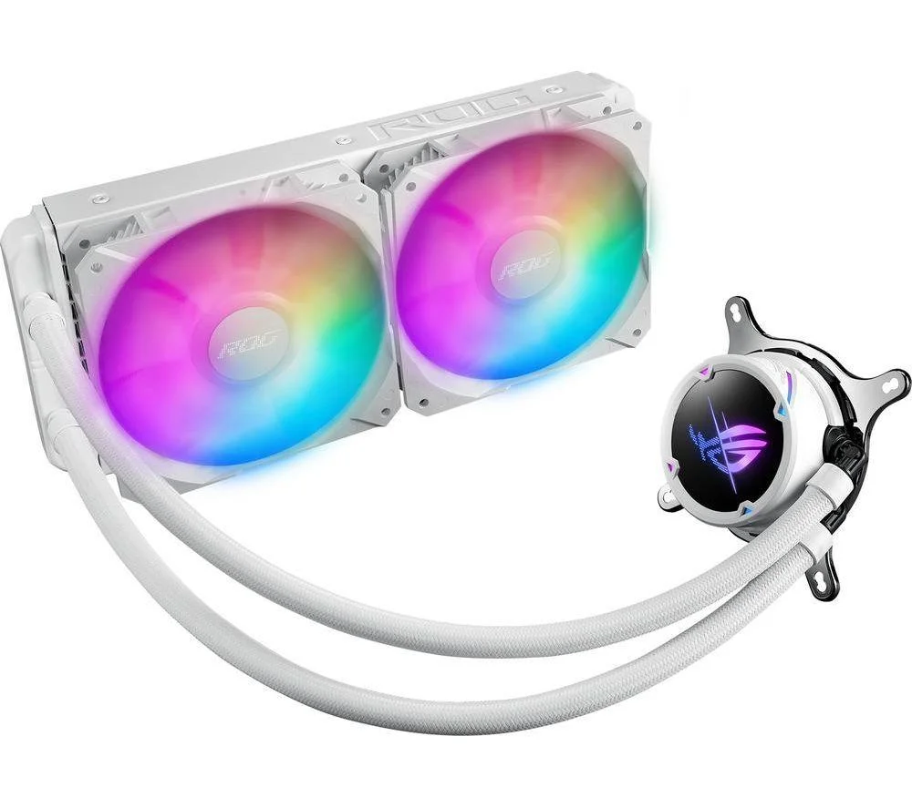 ASUS ROG Strix LC II 240 mm Liquid CPU Cooler - ARGB LED, White, image 1 of 1