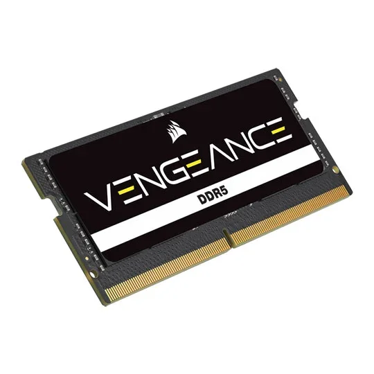CORSAIR Vengeance Black 32GB 5200MHz DDR5 SODIMM Memory, image 1 of 1