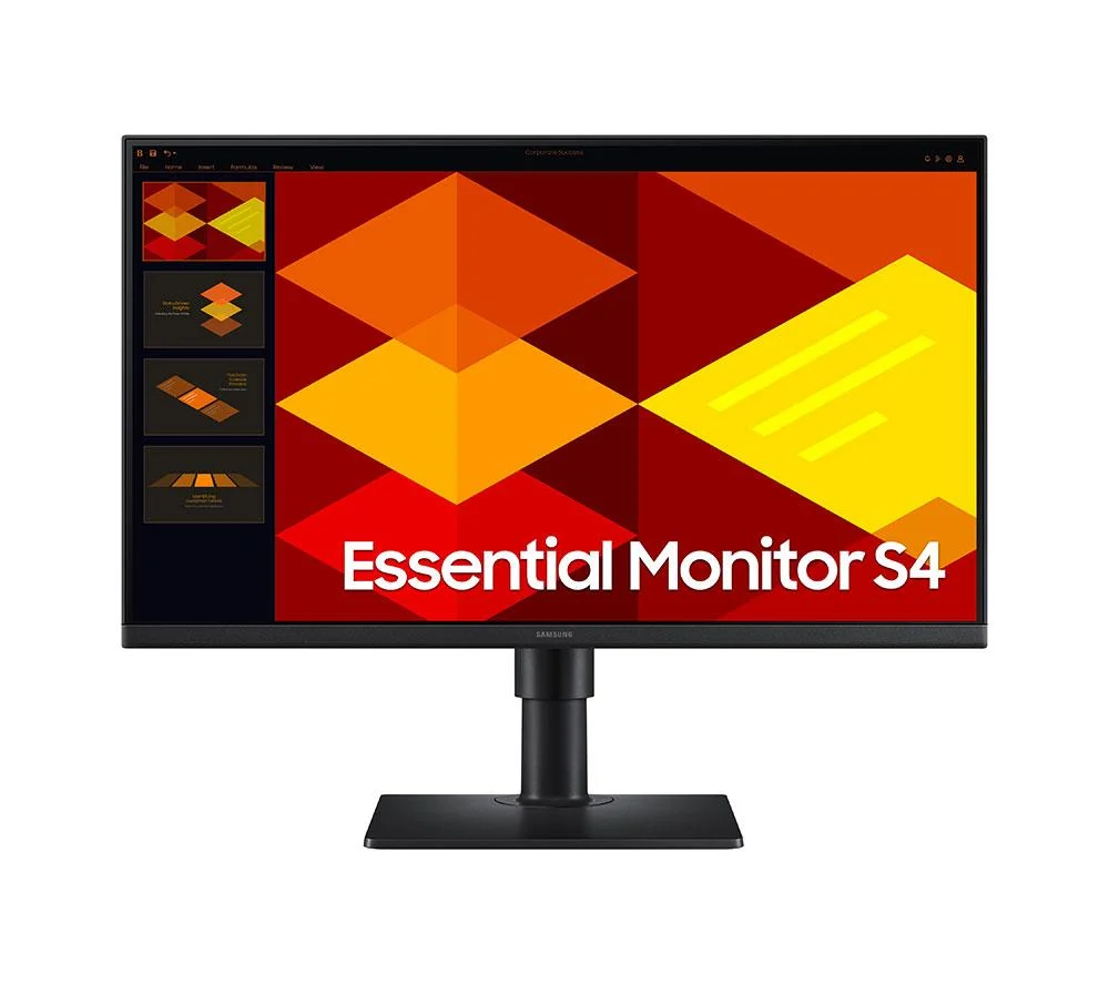 SAMSUNG LS24D400GAUXXU S4 Full HD 24" IPS LCD Monitor - Black, image 1 of 1