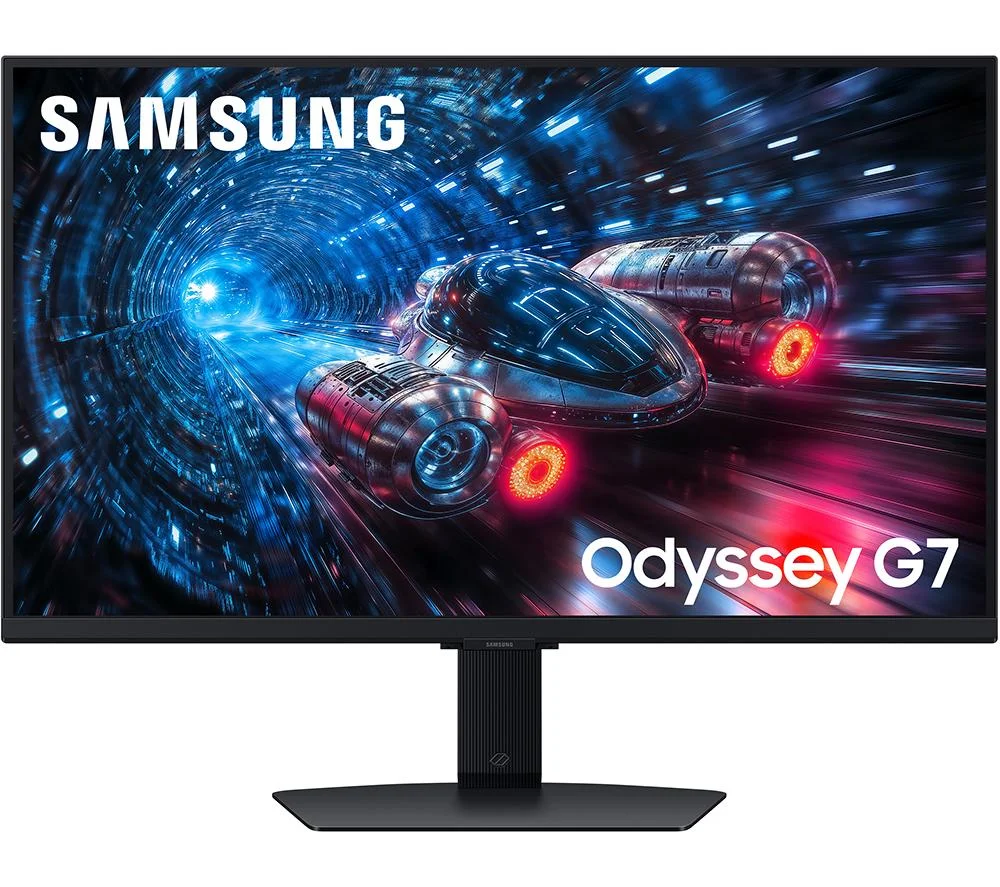 SAMSUNG Odyssey G7 LS27FG702EUXXU 4K Ultra HD 27" IPS LCD Gaming Monitor - Black, image 1 of 1