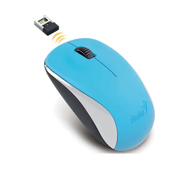 Genius NX7000 Blue 1200DPI Wireless Mouse, image 1 of 1