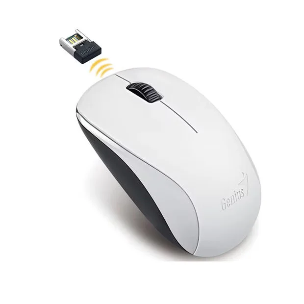 Genius NX7000 White 1200DPI Wireless Mouse, image 1 of 1