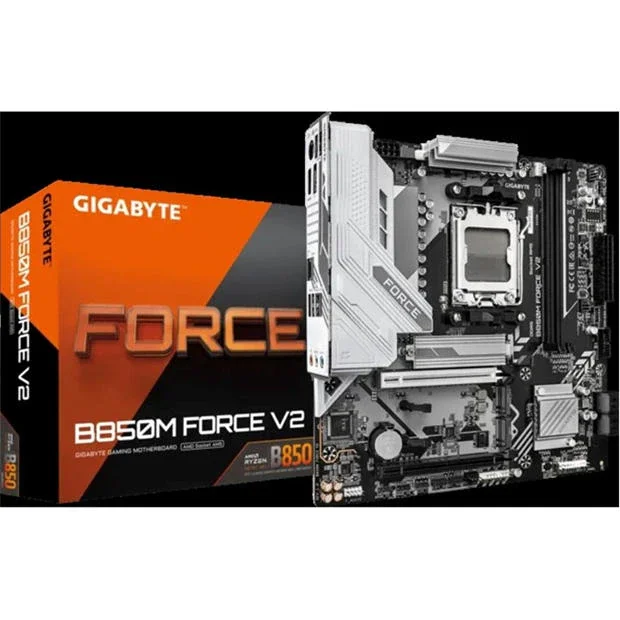 Gigabyte B850M FORCE AM5 B850 Micro-ATX Motherboard - DDR5, image 1 of 1