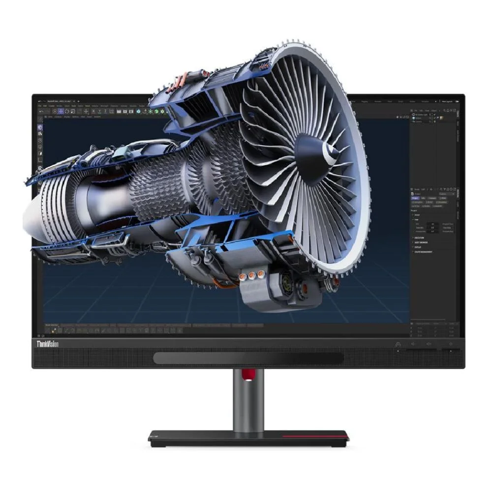 Lenovo ThinkVision 27" IPS 4K Ultra HD DisplayPort HDMI Dual Frame Height Adjustable 3D Monitor with Speakers